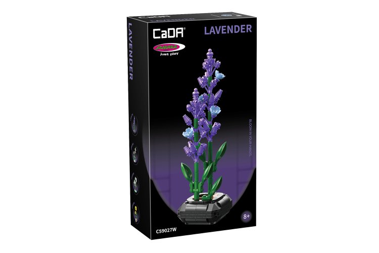 Jamara 402916 - CaDA Bricks Artizan Bloemen - Lavendel - 205-delig - Jam402916 2 - JAM402916