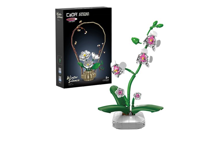 Jamara 402917 - CaDA Bricks Artizan Bloemen - Orchidee - 237-delig - Jam402917 1x - JAM402917