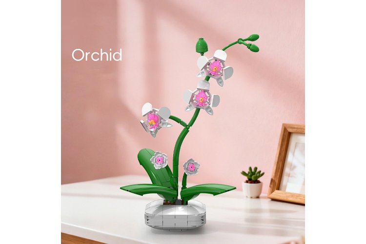 Jamara 402917 - CaDA Bricks Artizan Bloemen - Orchidee - 237-delig - Jam402917 3 - JAM402917