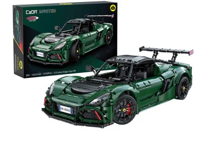 1:8 Jamara 402920 &ndash; CaDA Bricks &ndash; Lotus Exige Cup 430 &ndash; Green &ndash; Race Car - Jam402920 1x - JAM402920