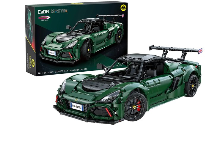 1:8 Jamara 402920 &ndash; CaDA Bricks &ndash; Lotus Exige Cup 430 &ndash; Green &ndash; Race Car - Jam402920 1x - JAM402920