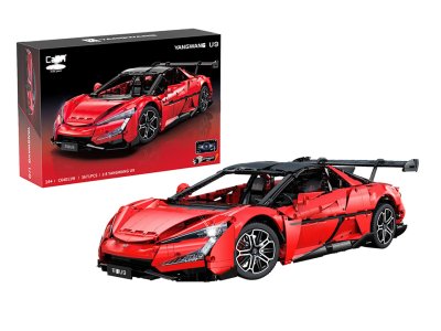 1:8 Jamara 402924 - CaDA Bricks - YangWang U9 - Rood - Hyperauto - 3671-delig - Jam402924 1 - JAM402924