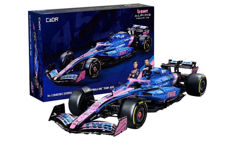 1:8 Jamara 402925 CaDA Bricks - BWT Alpine F1 Team A525 - Blue - 2173 Pieces - Jam402925 1 - JAM402925