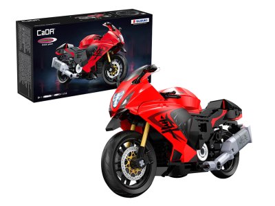 1:12 Jamara 402927 CaDA Bricks - Suzuki Hayabusa - Red - 299 Pieces - Jam402927 1 - JAM402927