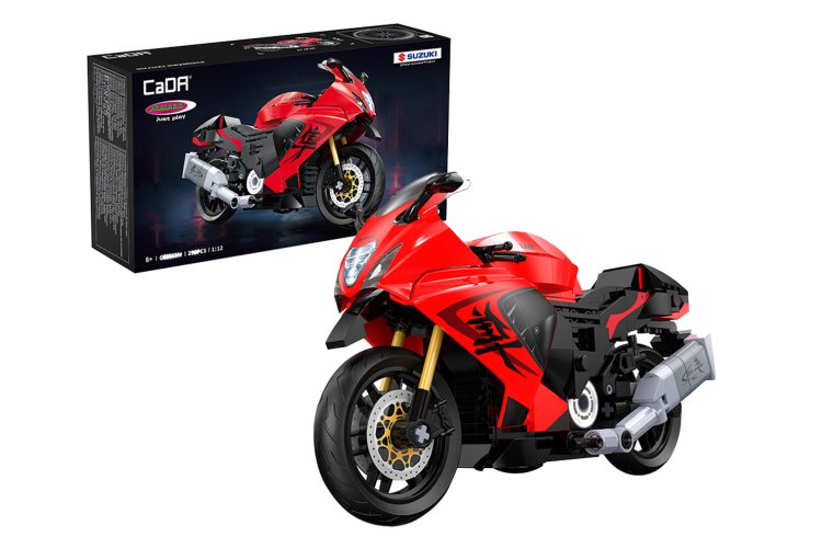 1:12 Jamara 402927 CaDA Bricks - Suzuki Hayabusa - Red - 299 Pieces - Jam402927 1 - JAM402927