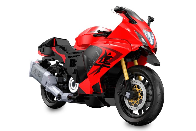 1:12 Jamara 402927 CaDA Bricks - Suzuki Hayabusa - Red - 299 Pieces - Jam402927 4 - JAM402927