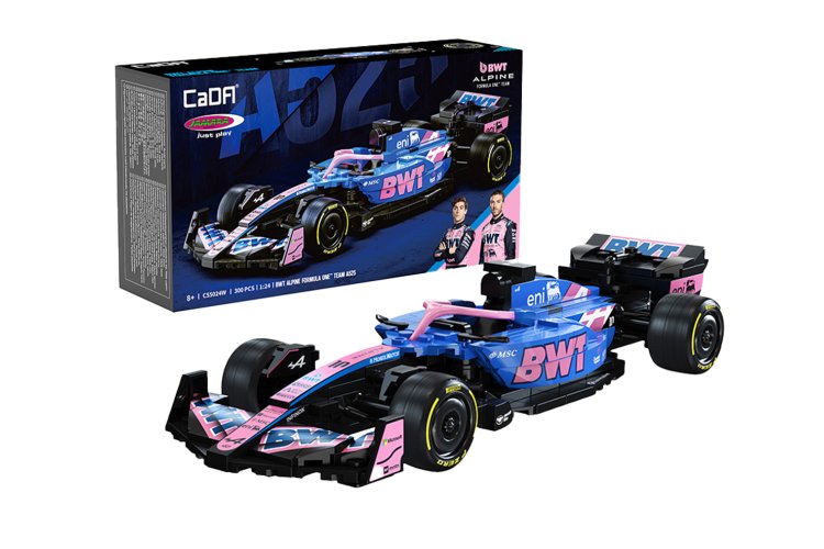 1:24 Jamara 402928 CaDA Bricks - BWT Alpine F1 Team A525 - Blue - 300 Pieces - Jam402928 1 - JAM402928