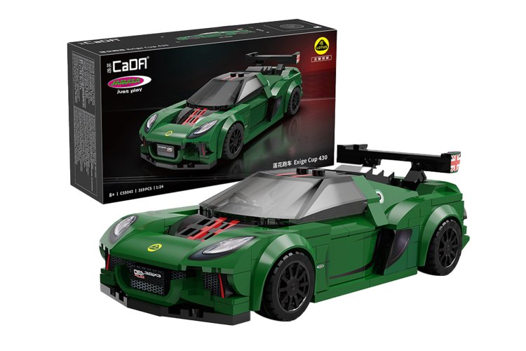 1:24 Jamara 402930 CaDA Bricks - Lotus Exige Cup 430 - Green - 319 Pieces - Jam402930 1 - JAM402930