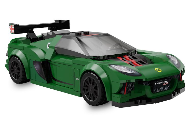 1:24 Jamara 402930 CaDA Bricks - Lotus Exige Cup 430 - Green - 319 Pieces - Jam402930 3 - JAM402930