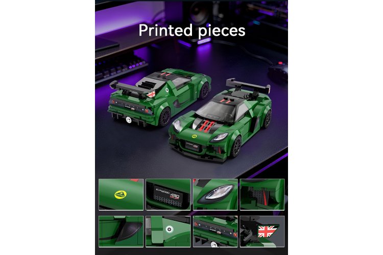 1:24 Jamara 402930 CaDA Bricks - Lotus Exige Cup 430 - Green - 319 Pieces - Jam402930 5 - JAM402930