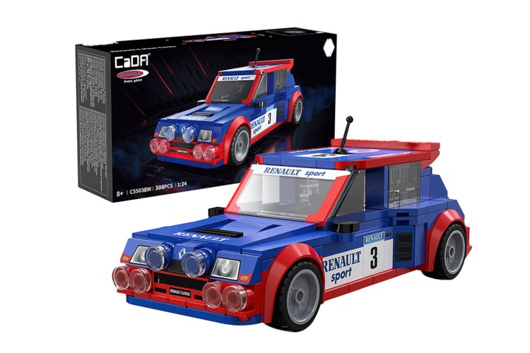 1:24 Jamara 402933 CaDA Bricks - Renault 5 Maxi Turbo - 308 Pieces - Jam402933 1 - JAM402933