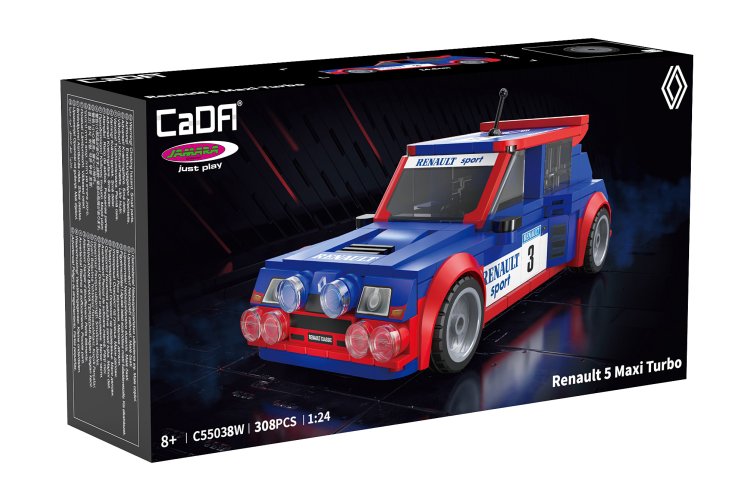 1:24 Jamara 402933 CaDA Bricks - Renault 5 Maxi Turbo - 308 Pieces - Jam402933 3 - JAM402933