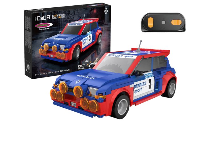 1:20 Jamara 402934 RC CaDA Bricks - Renault 5 Maxi Turbo - 2.4 GHz - 282 Pieces - Jam402934 1 - JAM402934