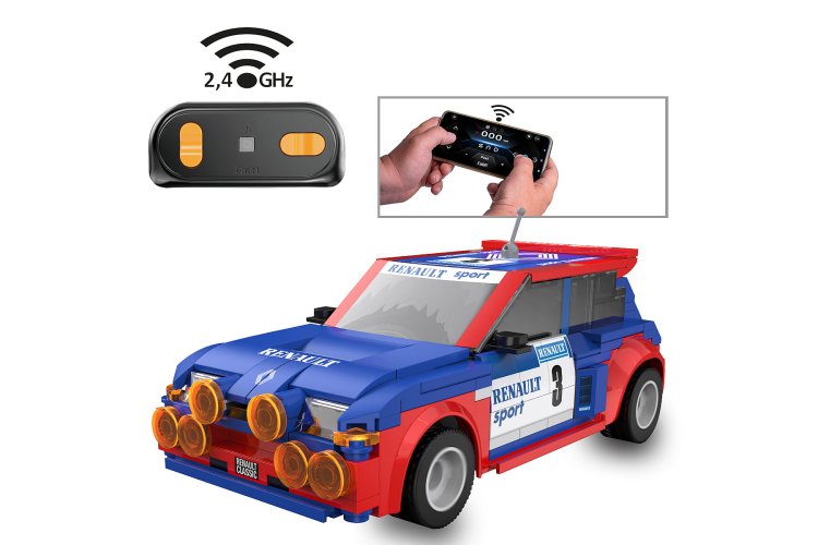 1:20 Jamara 402934 RC CaDA Bricks - Renault 5 Maxi Turbo - 2.4 GHz - 282 Pieces - Jam402934 2 - JAM402934