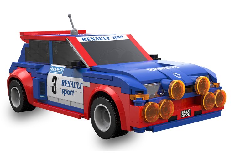 1:20 Jamara 402934 RC CaDA Bricks - Renault 5 Maxi Turbo - 2.4 GHz - 282 Pieces - Jam402934 5 - JAM402934