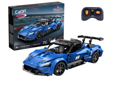 1:14 Jamara 402936 RC CaDA Bricks - Maserati GT2 - Blue - 2.4 GHz - 549 Pieces - Jam402936 1 - JAM402936