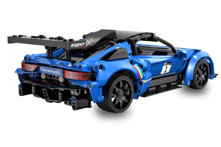 1:14 Jamara 402936 RC CaDA Bricks - Maserati GT2 - Blauw - 2,4 GHz - 549-delig - Jam402936 5 - JAM402936