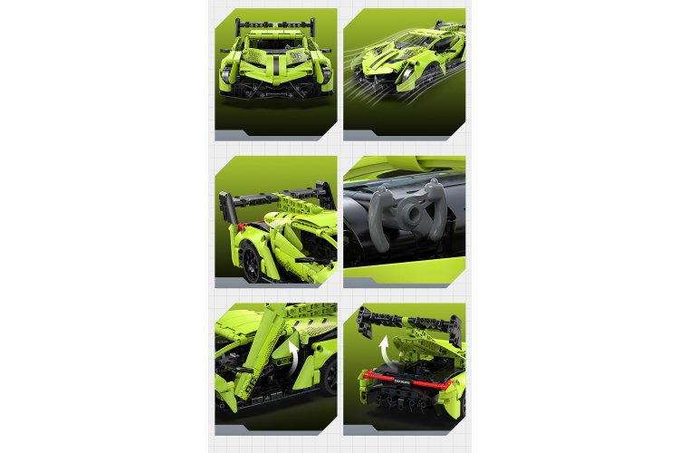 1:14 Jamara 402937 RC CaDA Bricks - Phantom Ghost - Green - 2.4 GHz - 416 Pieces - Jam402937 11 - JAM402937