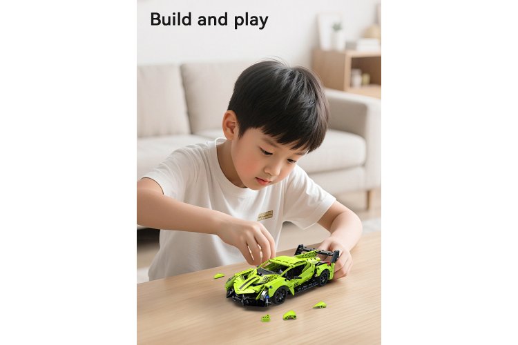1:14 Jamara 402937 RC CaDA Bricks - Phantom Ghost - Green - 2.4 GHz - 416 Pieces - Jam402937 12 - JAM402937