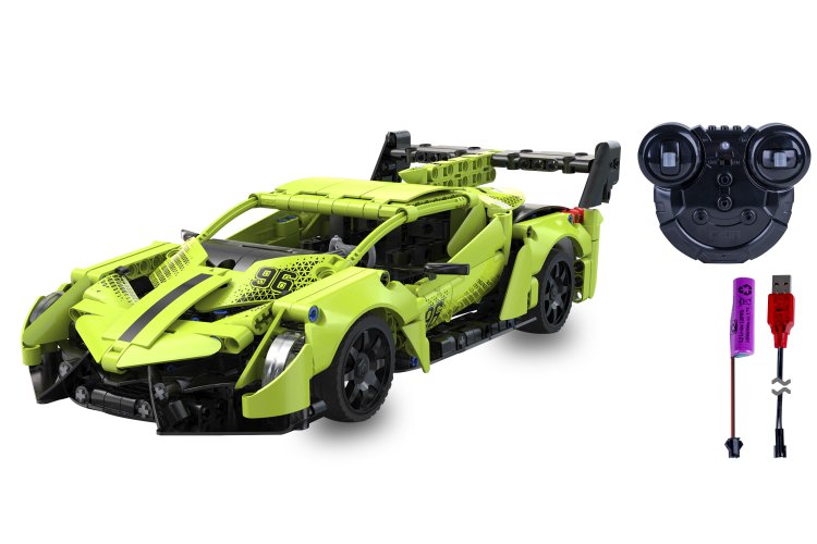 1:14 Jamara 402937 RC CaDA Bricks - Phantom Ghost - Green - 2.4 GHz - 416 Pieces - Jam402937 4 - JAM402937