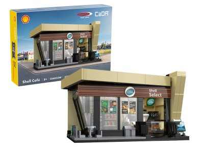 1:30 Jamara 402938 CaDA Bricks - Shell Select Caf&eacute; - 351 Pieces - Jam402938 1 - JAM402938