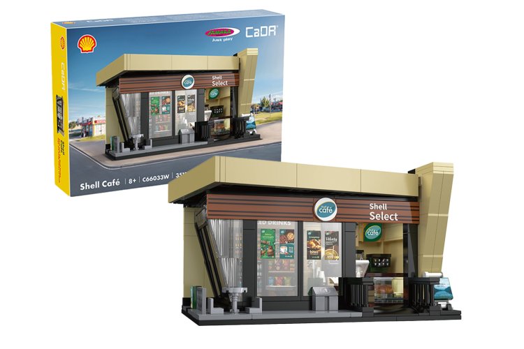 1:30 Jamara 402938 CaDA Bricks - Shell Select Caf&eacute; - 351 Pieces - Jam402938 1 - JAM402938