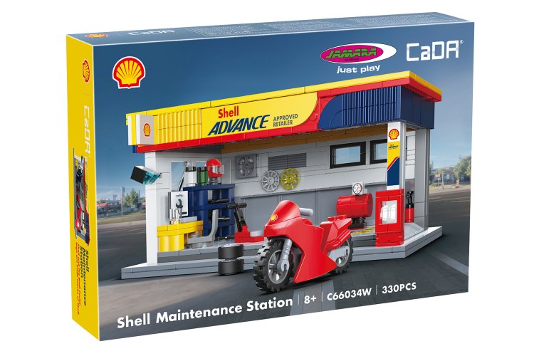 1:30 Jamara 402939 CaDA Bricks - Shell Service Station - 330 Pieces - Jam402939 3 - JAM402939