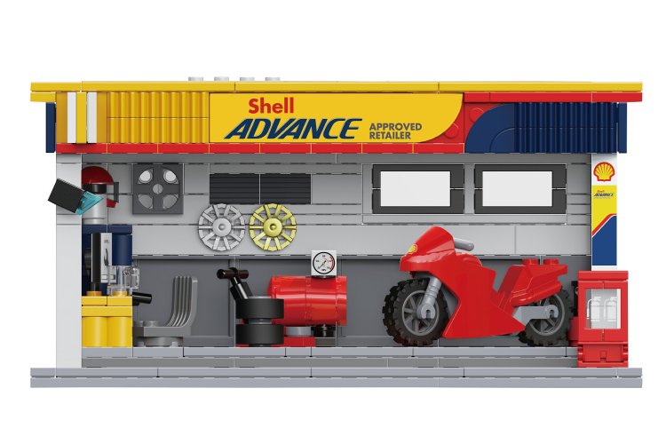 1:30 Jamara 402939 CaDA Bricks - Shell Service Station - 330 Pieces - Jam402939 4 - JAM402939