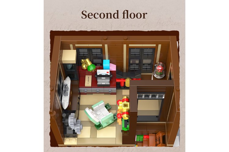 1:30 Jamara 402942 CaDA Bricks - Japanese Bookshop - 1292 Pieces - Jam402942 8 - JAM402942