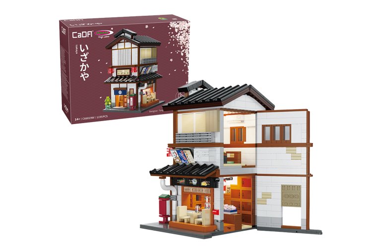 1:30 Jamara 402943 CaDA Bricks - Japanese Tapas Bar with LED - 1195 Pieces - Jam402943 1 - JAM402943