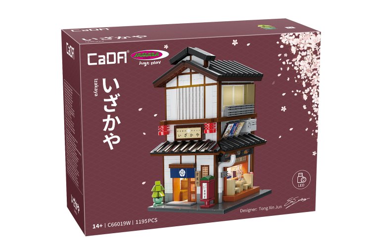 1:30 Jamara 402943 CaDA Bricks - Japanese Tapas Bar with LED - 1195 Pieces - Jam402943 2 - JAM402943