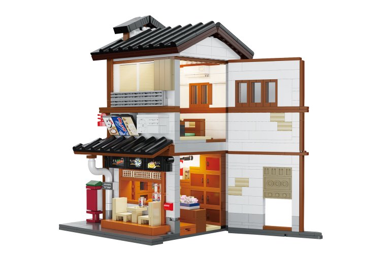 1:30 Jamara 402943 CaDA Bricks - Japanese Tapas Bar with LED - 1195 Pieces - Jam402943 3 - JAM402943