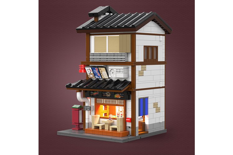 1:30 Jamara 402943 CaDA Bricks - Japanese Tapas Bar with LED - 1195 Pieces - Jam402943 4 - JAM402943