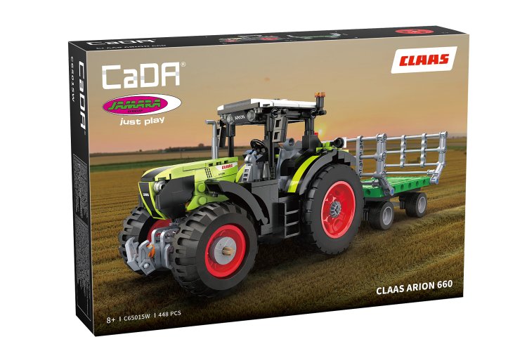 1:24 Jamara 402945 CaDA Bricks - Claas Arion 660 - 448 Pieces - Jam402945 3 - JAM402945