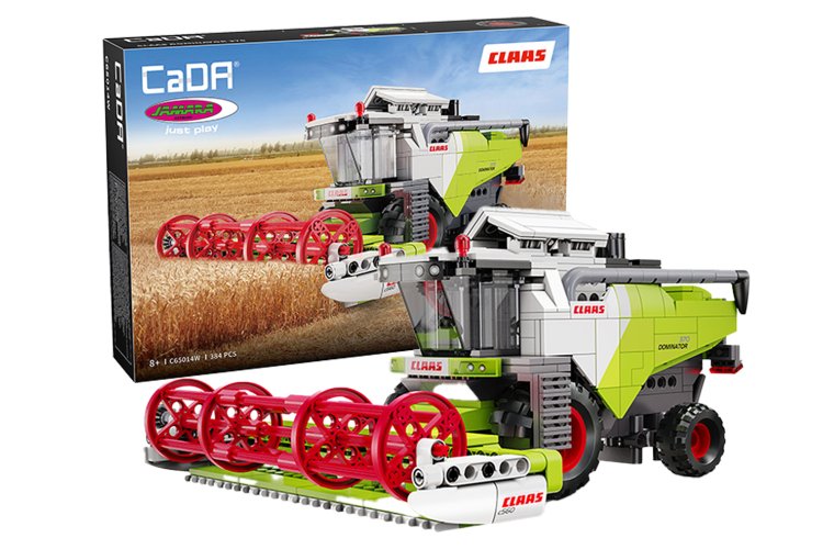 1:24 Jamara 402946 CaDA Bricks - Claas Dominator 370 - 384 Pieces - Jam402946 1 - JAM402946