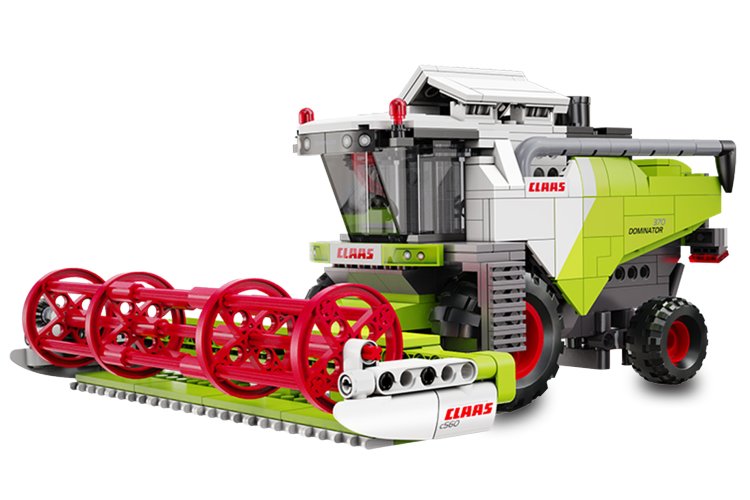 1:24 Jamara 402946 CaDA Bricks - Claas Dominator 370 - 384 Pieces - Jam402946 2 - JAM402946