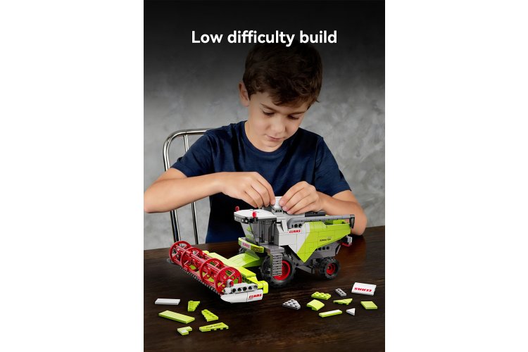 1:24 Jamara 402946 CaDA Bricks - Claas Dominator 370 - 384 Pieces - Jam402946 6 - JAM402946