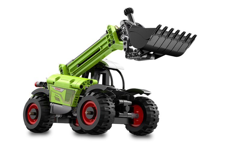 1:24 Jamara 402947 CaDA Bricks - Claas Scorpion 756 Telehandler - 401 Pieces - Jam402947 4 - JAM402947