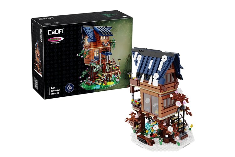 1:46 Jamara 402948 CaDA Bricks - Four Seasons Tree House - 1155 Pieces - Jam402948 1 - JAM402948