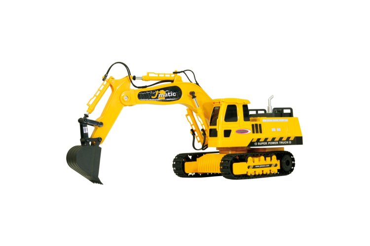 1:27 Jamara 404920 RC Excavator J-Matic - Yellow - 2.4GHz - 4+2 Channel - Jam404920 5 - JAM404920