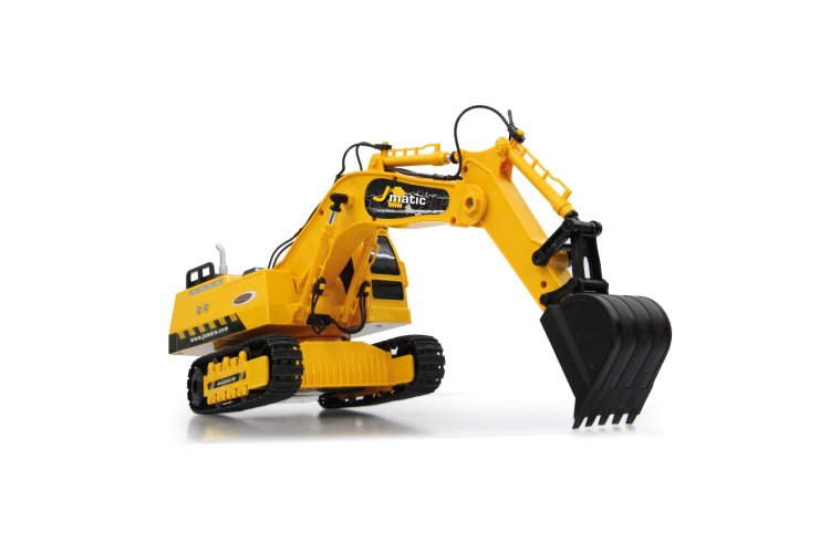 1:27 Jamara 404920 RC Excavator J-Matic - Yellow - 2.4GHz - 4+2 Channel - Jam404920 7 - JAM404920