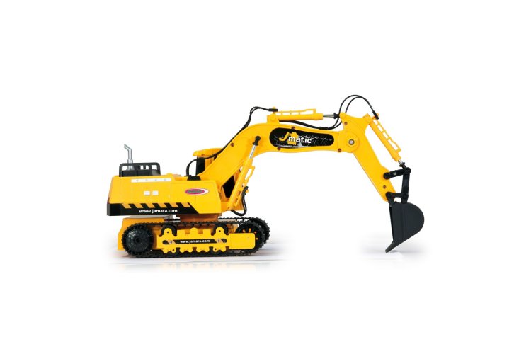 1:27 Jamara 404920 RC Excavator J-Matic - Yellow - 2.4GHz - 4+2 Channel - Jam404920 9 - JAM404920