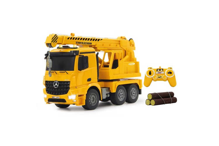 1:20 Jamara 404950 RC Kraanwagen Truck Mercedes-Benz Arocs - 2,4GHz - Jam404950 heavy duty crane mercedes benz arocs 1 20 24ghz3 - JAM404950