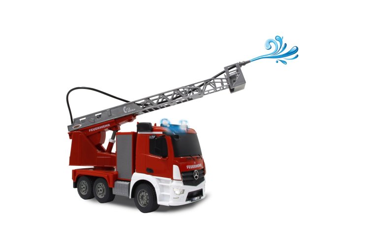 1:20 Jamara 404960 RC Ladder Fire Truck Mercedes-Benz Antos with Spray Function - 2.4GHz - Jam404960 8 - JAM404960