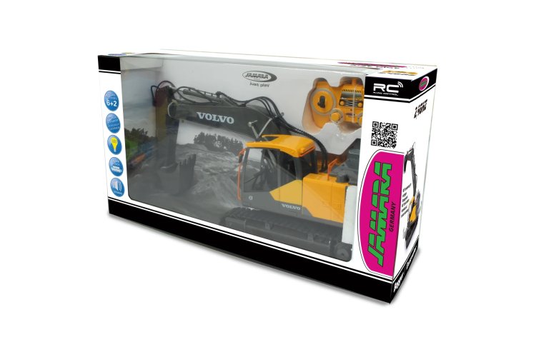 1:20 Jamara 405055 RC Graafmachine Volvo EC160E - 2,4GHz - Jam405055 bagger volvo ec160e 116 24ghz 2 - JAM405055