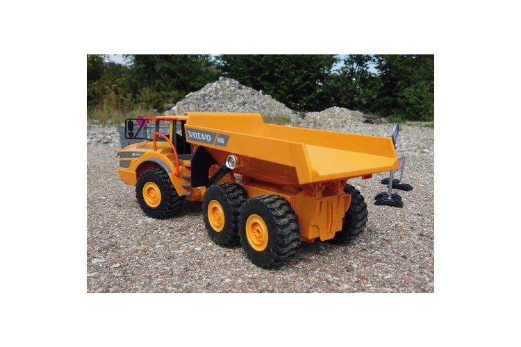 1:26 Jamara 405056 RC Truck Volvo A40G Dump Truck - Yellow - 2.4GHz - Jam405056 18 - JAM405056