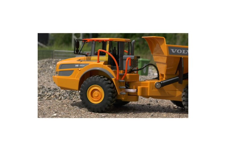 1:26 Jamara 405056 RC Truck Volvo A40G Dump Truck - Yellow - 2.4GHz - Jam405056 20 - JAM405056