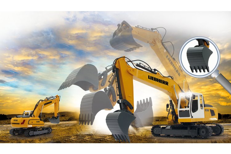 1:20 Jamara 405060 RC Excavator &ndash; Liebherr R936 &ndash; 2.4 GHz - Jam405060 14 - JAM405060