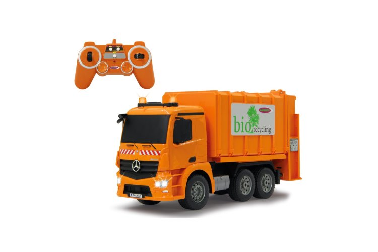 1:20 Jamara 405079 RC Garbage Truck Mercedes-Benz Antos - Orange - 2.4GHz - Jam405079 1 - JAM405079