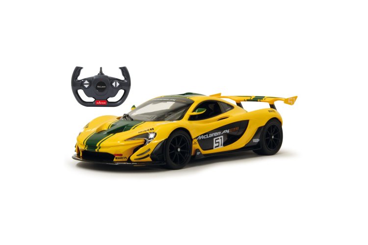 1:14 Jamara 405092 RC Auto McLaren P1 GTR - Geel - 2,4GHz - Jam405092 mclaren p1 gtr 1 14 yellow 24ghz - JAM405092